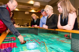 Attendees enjoying a Casino, Corporate Celebration at the Red Oak Ballroom in Fort Worth, Sundance Square. Attendees enjoying a Casino, Corporate Celebration at the Red Oak Ballroom in Fort Worth, Sundance Square.