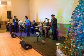 Jazz Band playing, Corporate Celebration at the Red Oak Ballroom in Fort Worth, Sundance Square. Jazz Band playing, Corporate Celebration at the Red Oak Ballroom in Fort Worth, Sundance Square.