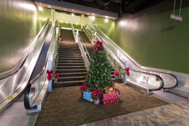 Ready for the Holidays in the Front Entry, Corporate Celebration at the Red Oak Ballroom in Fort Worth, Sundance Square. Ready for the Holidays in the Front Entry, Corporate Celebration at the Red Oak Ballroom in Fort Worth, Sundance Square.