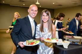 Handsome couple getting dinner at a Red Oak Ballroom Fort Worth Special Celebration Handsome couple getting dinner at a Red Oak Ballroom Fort Worth Special Celebration