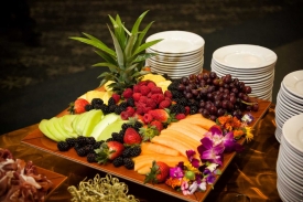 Red Oak Ballroom catering of a colorful Fruit Tray Red Oak Ballroom catering of a colorful Fruit Tray