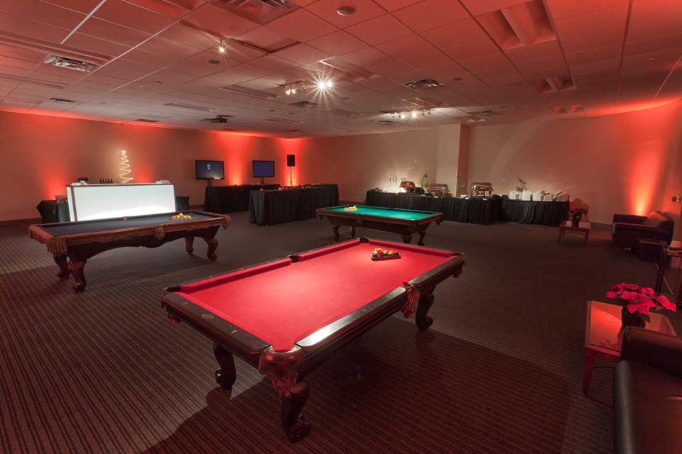 Game Lounge with Food and Bars, Corporate Socials at the Red Oak Ballroom in Austin