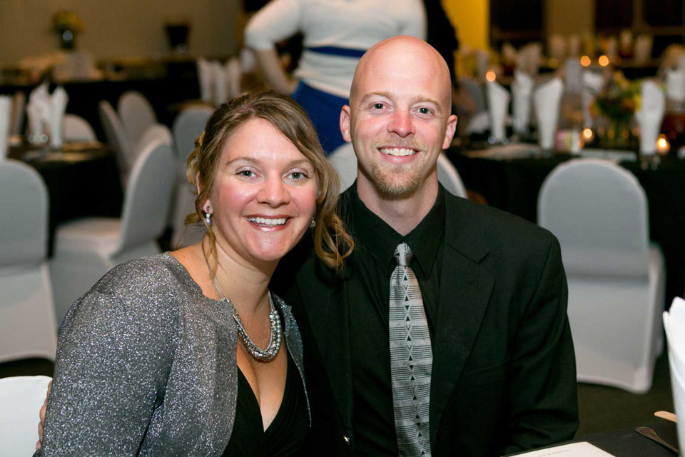 Party Attendee Couple, Corporate Socials at the Red Oak Ballroom in Austin