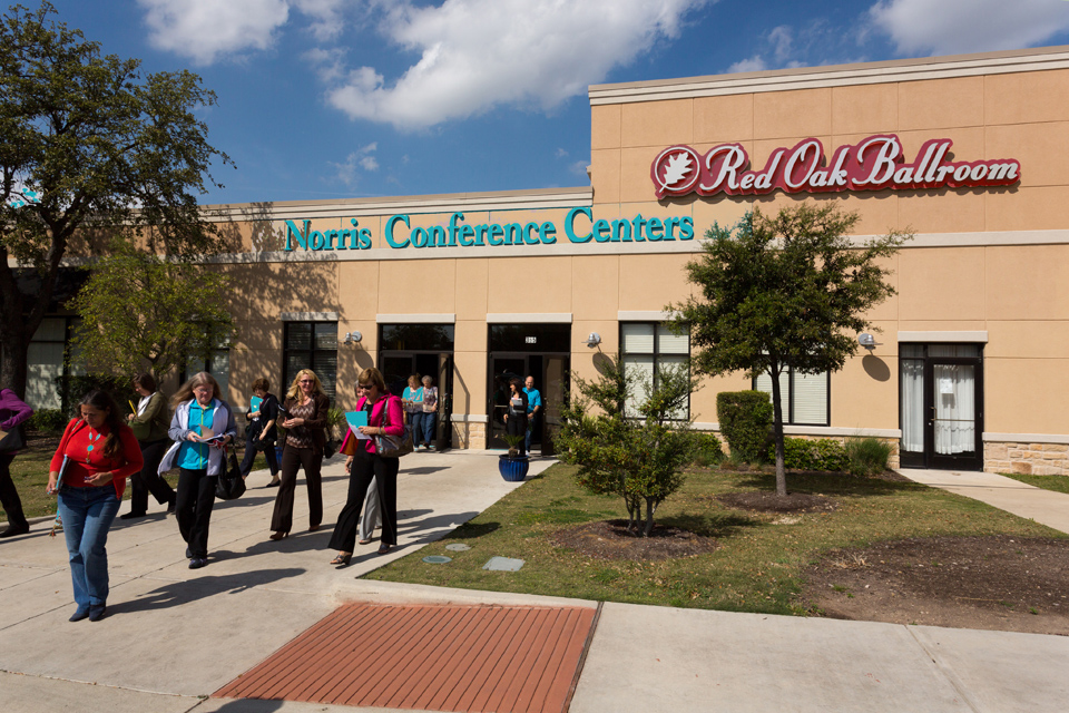 Front Facility Entrance, Norris Centers in Austin