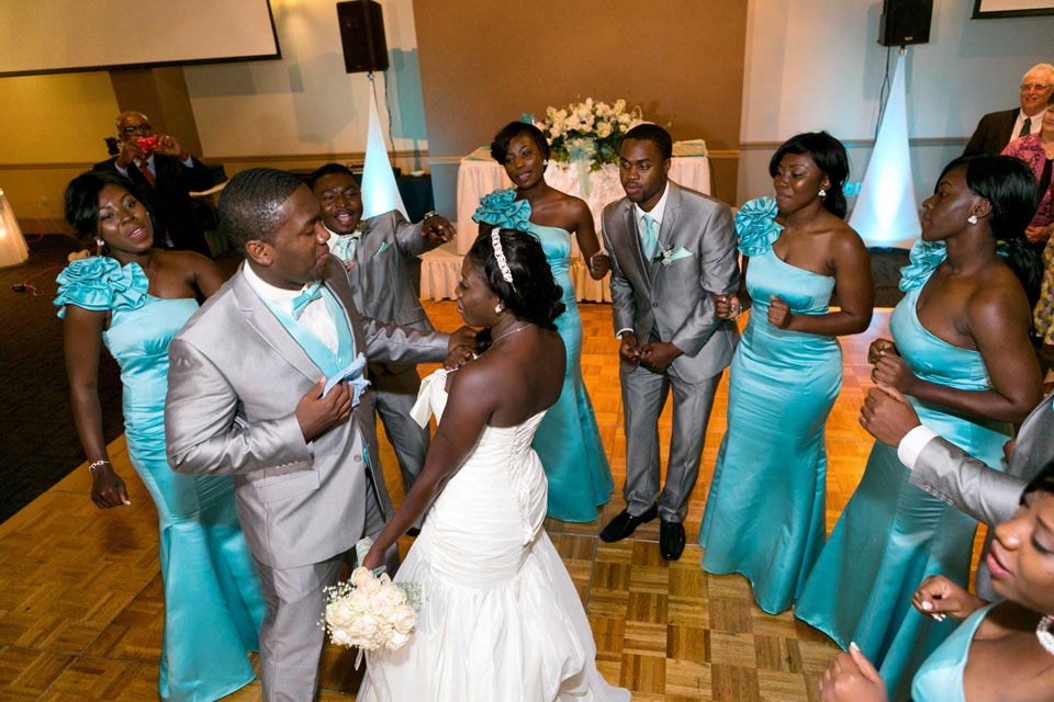 First Dance of Bride and Groom, Wedding at the Red Oak Ballroom in Austin