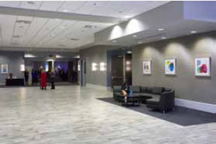 Spacious foyer at Norris Conference Centers San Antonio to represent the contact information for this location.