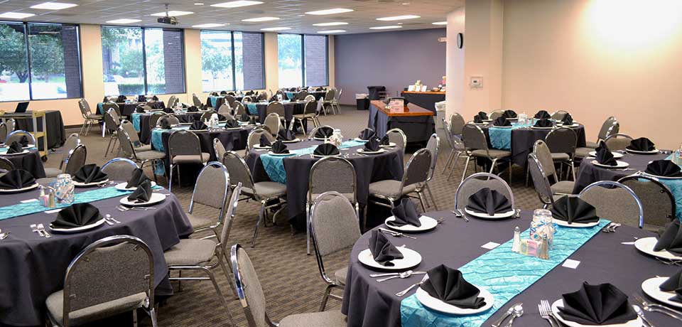 Norris Centers Westchase, Magnolia Room set for Corporate Luncheon