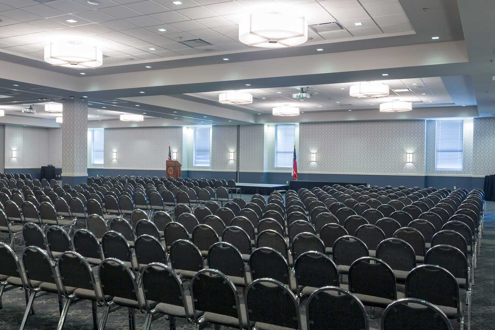 Norris Centers San Antonio, Ballroom B set Theater Style for a Meeting