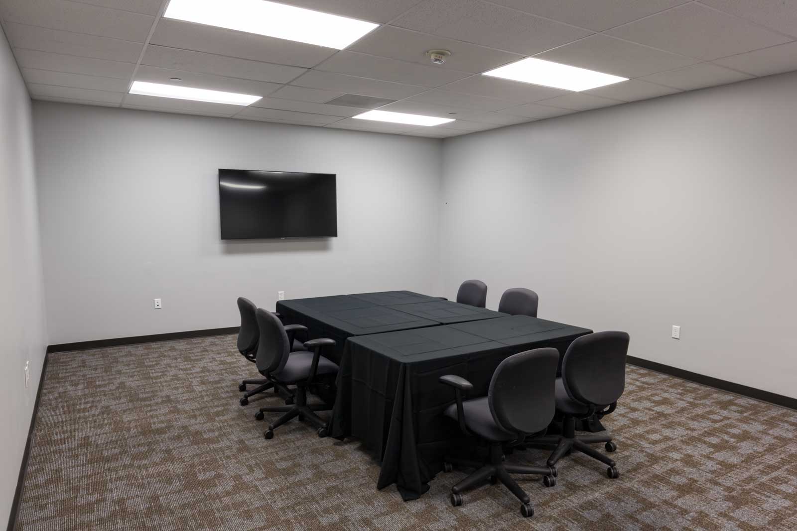 Norris Centers Dallas, Pine Room, Set Board Room Style