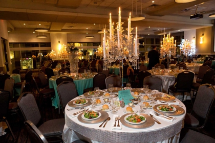 Red Oak Ballroom Houston CityCentre Special Celebration with optional candelabras