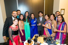 Pre-function cocktails for Wedding at the Red Oak Ballroom Houston/CityCentre